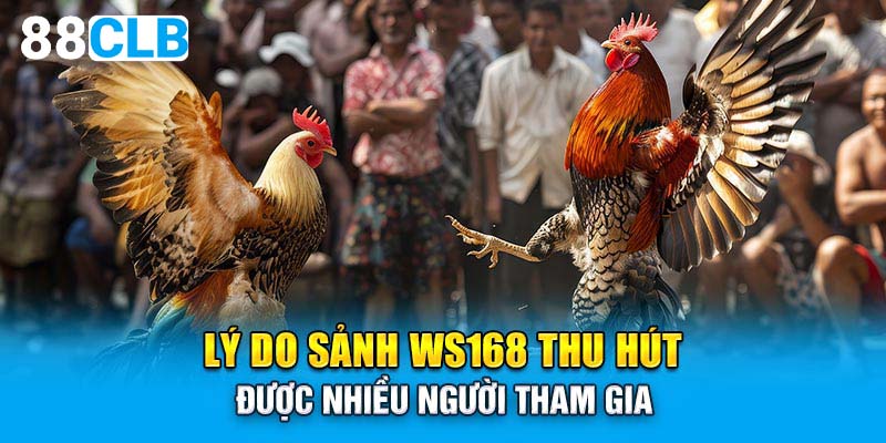 Lý do sảnh WS168 thu hút được nhiều người tham gia