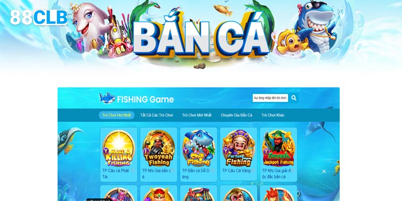 Sảnh game bắn cá đẹp mắt với vũ khí đa dạng